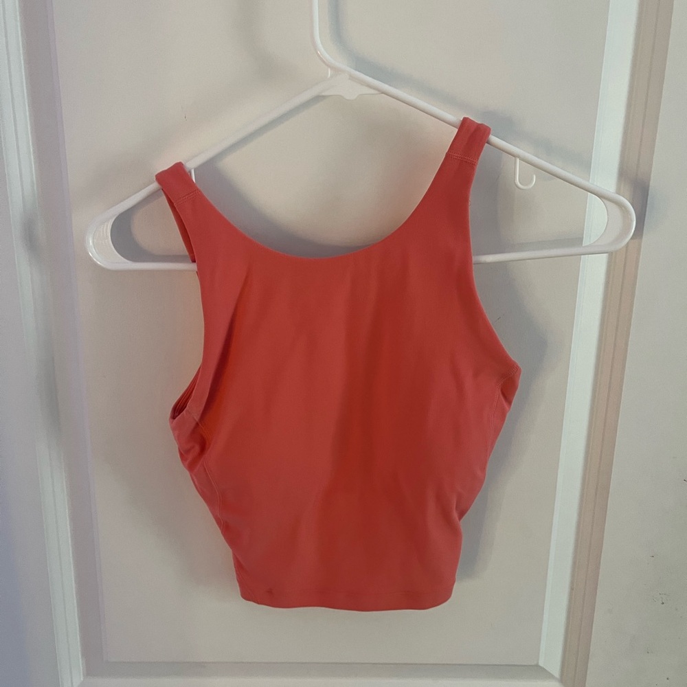 Rare Lululemon Raspberry Cream high neck align top!
